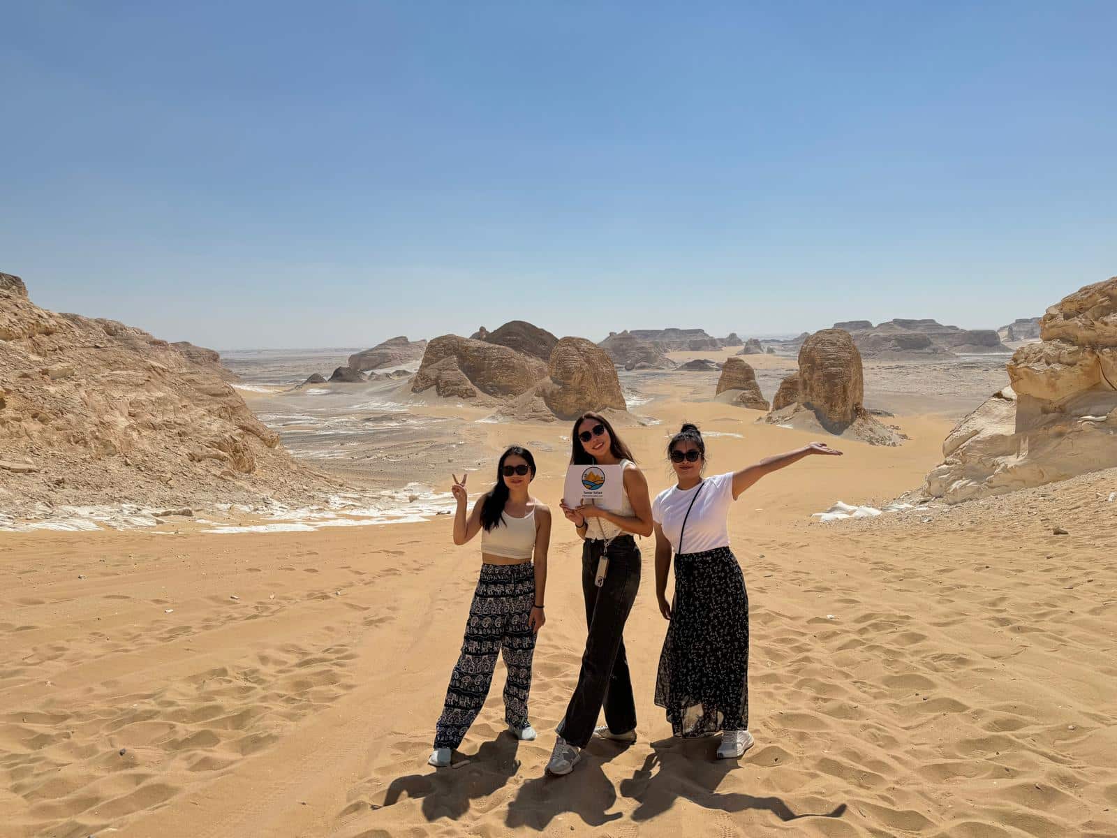 White Desert & Black Desert Day Tour from Cairo | Crystal Mountain, Agabat & Bahariya Oasis